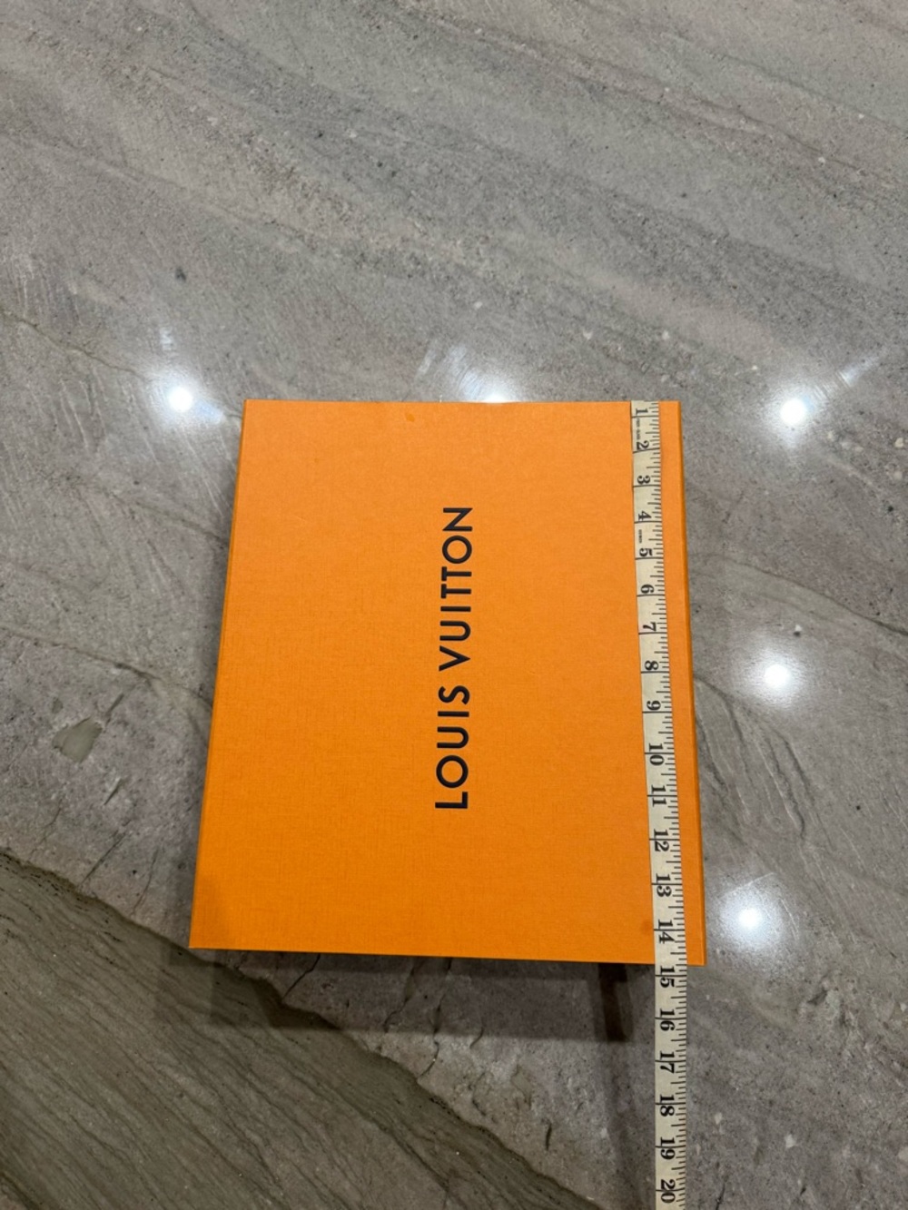 Louis Vuitton Orange Signature Box